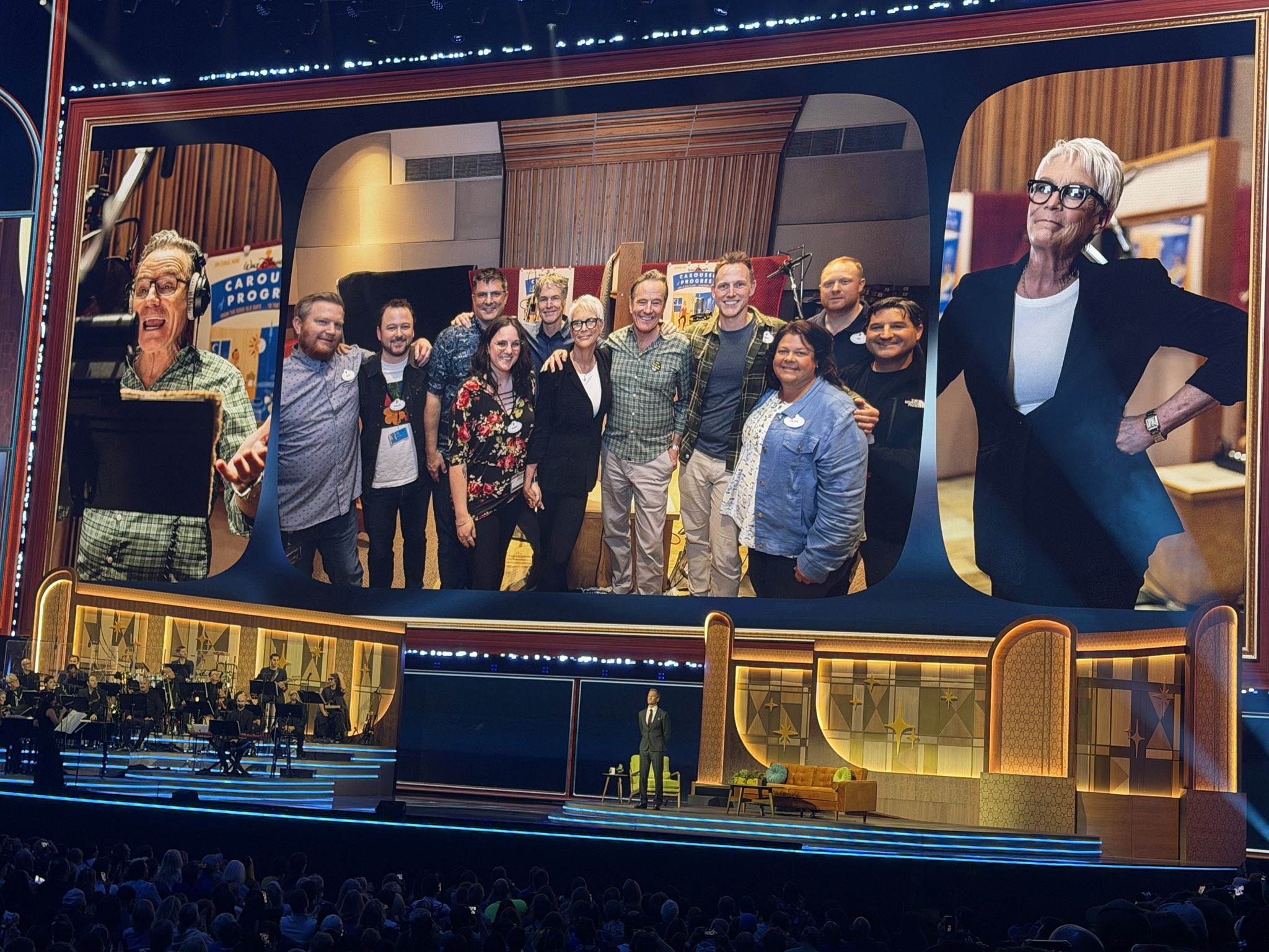 Promotional art for the Carousel of Progress voice cast announcement at D23