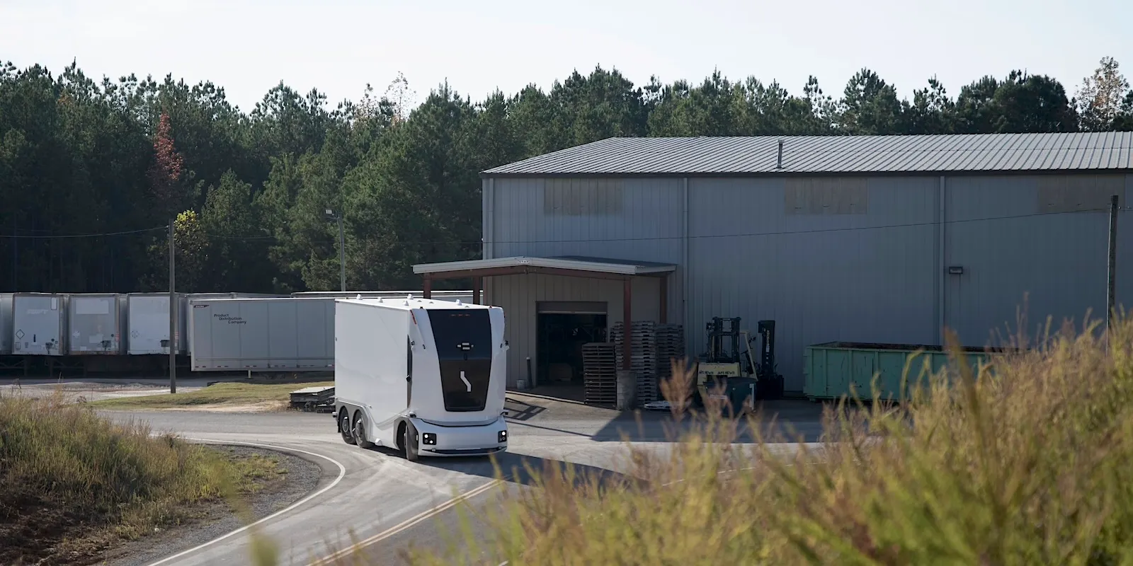 Einride autonomous electric semi truck