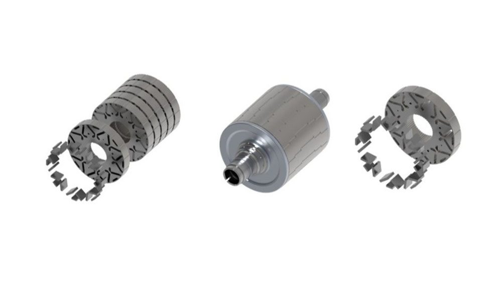 Image supplied with Schaeffler's announcement of its magnet recovery process.